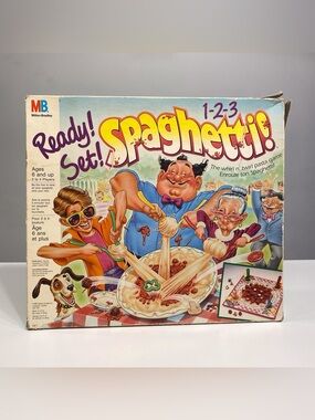 Milton Bradley Ready, Set, Spaghetti! 90’s Board Game